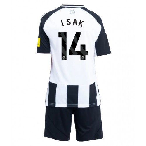 Fotbalové Dres Newcastle United Alexander Isak #14 Dětské Domácí 2024-25 Krátký Rukáv (+ trenýrky)